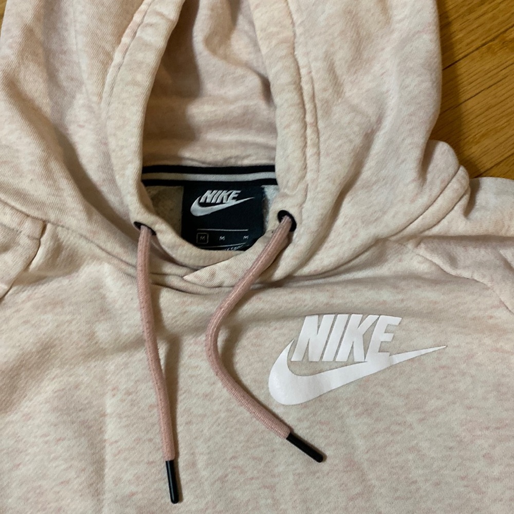 NIKE pink heathered hoodie